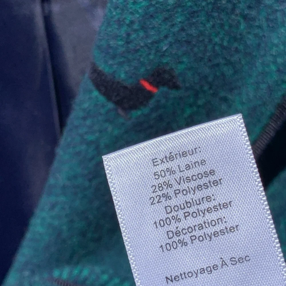 Talbots 6P Aberdeen wool blazer with the cutest dog design! NWOT!! - Picture 8 of 10